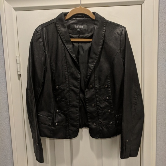 Kenneth Cole Reaction Jackets & Blazers - NWOT Kenneth Cole Faux Leather Jacket